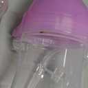 Munchkin Any Angle Weighted Toddler Straw Cups with Click Lock Lid, 10 Ounce, 2 Pack, Pink/Purple