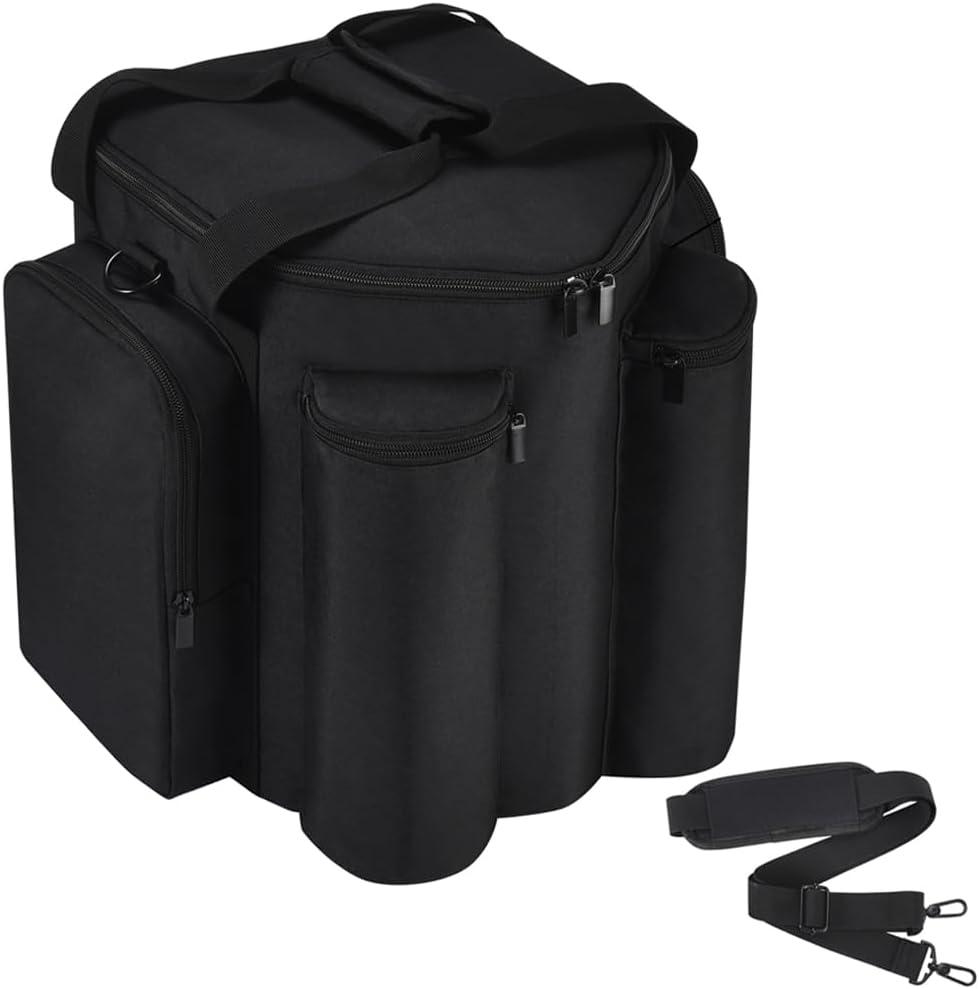 Carrying Case Portable Bag Travelling Case Compatible with Bose S1 Pro+ / S1 Pro Portable Bluetooth Speaker and Microphone (Black)