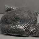 H.VERSAILTEX 2 Piece Bathroom Set - Super Absorbent Chenille Striped Bath Mats - Non Skid, Machine Washable - Grey, 47 x 17 Plus 17 x 24 - Inches