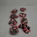 Miracliy 8Pcs 66FT Pink Flower Garland, Artificial Rose Floral Vines Fake Hanging Spring Flower Garland for Wall Backdrop Wedding Arch Tea Party Door Mantle Decoration