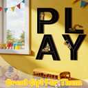 Kathfly 4 Pcs Construction Truck Theme Play Sign Playroom Wall Pediments Wood Construction Wall Art Play Room Decor for Kids Nursery Room Decorations