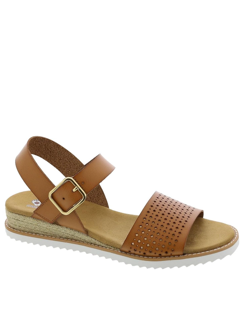 Skechers Women's Desert Kiss - Sunny Flair Sandal, Color Brown, Size 8.5