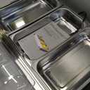 Elite Gourmet EWM-6171 Triple 3 x 2.5 Qt. Trays, Buffet Server, Food Warmer Temperature Control, Clear Slotted Lids, Perfect for Parties, Entertaining & Holidays, 7.5 Qt Total, Stainless Steel