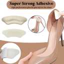 10 Pairs Heel Pads for Shoes-Heel Grips for Womens Men Shoes,Heel Pads Snugs Cushion for Shoe Too Big, Improved Shoe Fit and Comfort, Prevent Heel Slip and Blister-Pale Apricot+Black