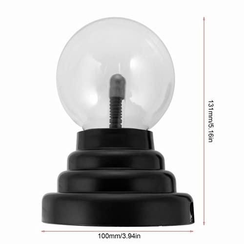 Magic Plasma Glass Ball Sphere USB Electric Lamp Touch Light Crystal Globe Glowing 