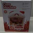 cossy Claw Machine for Kids,Large Rabbit Toy Claw Machine,Mini Arcade Claw Machines with Sound Lights,360 Crystal Joystick,Fidget Toys and Surprise Eggs,Birthday Gifts for Girls Boys (Red)