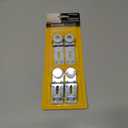 Prime-Line N 7532 Sliding Closet Door Roller Kit, 1 in. Wheel Diameter, Convex (Round) Edge Plastic, Stamped Steel Construction, Includes 1/4 and 3/4 in. Offset Pairs (2 Pack)