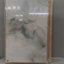 Framed Sage Green Abstract Wall Art Set of 2 for Living Room, Large Modern Neutral Gold White Canvas Print Artwork for Walls, Minimalist Nordic Rustic Farmhouse Wall Decor for Bedroom Office, 24x36 In