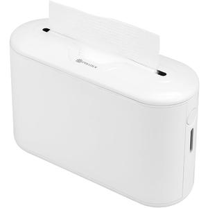 Paper Towel Holder Countertop, Commercial Paper Towel Dispenser, Multifold Trifold Z-Fold Paper Towel Dispenser, Hand Towel Dispenser, Napkin Holder Dispenser for Home Kitchen Restaurant (Blk-5857-white)