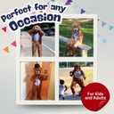 Dress Up America Bear Mascot Costume - Full Body Animal Suit for Kids & Adults - Includes Jumpsuit & Mask, Large