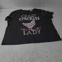 CRAZY Chicken Lady Funny Chicken Lovers for Women Girls T-Shirt Small