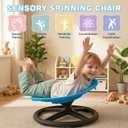 Spinning Chair for Autistic kids, Sensory Chair for Kids Autism, Swivel Chair for Children with ADHD, Sit and Spin Calming Gift to Improve Focus, Body Balance, Sensory Toy for Toddler 3 to 10, Small