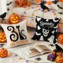Halloween Throw Pillow Covers 20x20 inch Set of 4