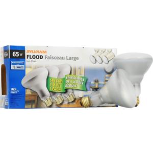 Sylvania, Indoor Flood Light BR30 Bulb, 65w/120v - 1 ea, 3-Pack