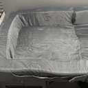 ENITYA Toddler Travel Bed – Portable Foldable Soft Foam Floor Bed for Kids 1–4yr, No Assembly, Washable Cover, Built-in Safety Rails, Compact for Travel & Home Use, Grey