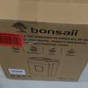 Bonsaii Paper Shredder for Home Use, 3.4 Gal Wastebasket, 6 Sheet Crosscut Paper Credit Cards, Staples, and Clips Shredder for Home Office Use, Portable Handle Design (C237-B New Version)