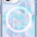 OtterBox iPhone 17 Symmetry Series Clear Case - Opal Prism - Blue
