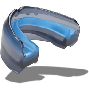 Shock Doctor Braces Football Mouth Guard, Upper and Lower Teeth. Convertible, Ultra Double Protection, Comfortable and Durable Mouthguard.
