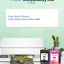 68 Ink Cartridge 2-Pack (1 Black, 1 Tri-Color) Compatible for HP 68 for Envy 6100e, 6500e Series Printers (6152e, 6155e, 6552e, 6555e, 6558e)