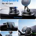 ANDERY Only for iPhone Magsafe Car Mount Charger [15W Fast Wireless Charging, 78+LBS Strong Suction 2400gf Strong Magnetic] 360 Adjustable Car Phone Holder, Phone Holders for Your Car for pats & mats