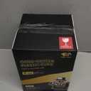 JOLLY CHEF 200 Pack 9 oz Glitter Plastic Cups, Disposable Gold Cups, Clear Plastic Tumblers for Wedding, Thanksgiving, Christmas Party