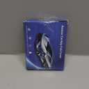 Leather Key Fob Cover, Compatible with Toyota Tundra Corolla Cross Venza Sequoia Highlander Avalon RAV4 Camry C-HR Prius, No Screw Design Key Holder Protector(4 Button, Blue)