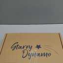 Starry Dynamo 60-Inch Beaded Scalloped Christmas Tree Skirt in Foam-Lined Satin, Button-Loop Closures, Pearl White