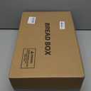 BMOSU Bread Box for Kitchen Countertop Corner Bread Box Bamboo Extra Large Double Layer Bread Storage Bin with Silverware Drawer Organizer (Transparent Door)