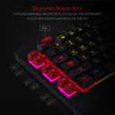 Redragon K512 Shiva RGB Backlit Membrane Gaming Keyboard with Multimedia Keys, Linear Mechanical-Feel Switch, 6 Extra On-Board Macro Keys, Dedicated Media Control, Detachable Wrist Rest