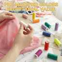 All Purpose Sewing Thread, Lemonfilter 100 Color Sewing Thread Assortment 300 Yards Each Spool Polyester Thread for Sewing, Hilos para Coser for Machine Sewing, Hand Stitching or Embroidery