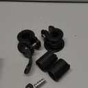 Mini Barbell Clips 1 inch I Multi-Size Adjustable Barbell Collar I 1 inch Barbell ClampsIQuick Release Weight Clips Pair of Locking for Dumbbell Bar (Black)