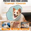 MAXFUT Dog Cone Collar,Soft Cone for Dogs to Stop Licking After Surgery,Non Inflatable Dog Donut Cone (Pink, M) 