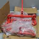 3/8"  1/2" Ratchet Binders 9,215 LBS Secure Working Load, G70 Hooks and Adjustable Length, for Grade 70-80 Chains, Tie Down, Hauling, Towing, 4-Pack, Red