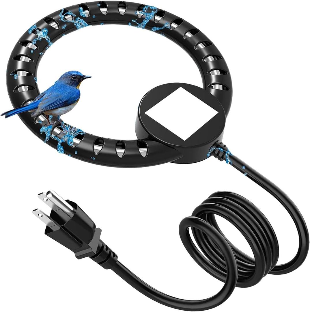 Aluminum Ice Melting Heaters for Garden Pond and Outdoor Fish Tanks, Efficient Energy Saving Deicing Device Pond Deicer