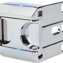 Home Security Door Lock with 8 Screws, Safety Childproof Door Reinforcement Lock Latch (1-Pack), Upgrade Night Lock to Defend Your Home (Silver)