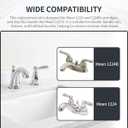 1224 1224B Faucet Cartridge Replacement Kit Compatible with Moen 1224 1224B, Includes Retainer Removal Tool for Double Handle Tub Shower Faucet Repair, 1 Pack