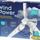 Thames & Kosmos Wind Power V4.0 STEM Experiment Kit | Build a 3ft Wind Turbine to Generate Electricity | Learn About Renewable Energy & Power a Small Model Car | Weatherproof for Outdoor Use