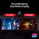 ASUS ROG Strix 32 4K OLED Gaming Monitor (XG32UCWMG) - TrueBlack Glossy, Dual Mode(4K@240Hz, FHD@480Hz), 0.03ms, G-SYNC Compatible, Neo Proximity Sensor, USB-C, HDMI 2.1