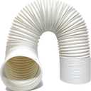 Portable Air Conditioner Hose - 5" Diameter Portable Exhaust Vent for Portable Air Conditioners, Suitable for 5" Exhaust Hose Adaptor, Length up to 59" (5.1"Dia- Exhaust Hose)
