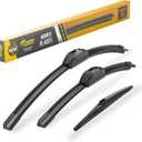 Raidbee® 26"+16" Windshield Wiper Blades with 10" Rear Wiper Blade Automotive Replacement Set for Toyota RAV4 2013 2014 2015 2016 2017 2018 – Genuine OEM Quality (Set of 3)