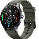 Smart Watch for Men,1.57inch AMOLED Touchscreen Fitness Watch for iPhone & Android,Heart Rate/Sp02/Sleep Monitor,110+ Sport Modes IP68 Waterproof Bluetooth Calls,2 Bands (Green, 1.57)