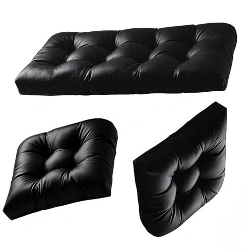 Dizaolive Wicker Chair Cushions for Outdoor Furniture Patio Loveseat Settee Bench Cushions 19x19