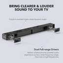 LARKSOUND Sound Bar for TV, Surround Sound System, TV Speaker Soundbar with Bluetooth/HDMI ARC/Optical/AUX/USB, 31 Inch