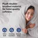 Duvet Cover Full Size Set - Extra Soft Full Duvet Cover 80" x 90" with 2 Pillow Shams - Hotel Luxury, Easy Care & Fade Free w/ Zipper Closures & Ties - All Season, Comfy and Breathable (French Grey)