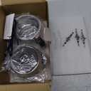 Electric Spice and Nut Grinders - 3 Stainless Steel Blades, 1 Filter, 1 Brush - 500W Grinder for Kitchen Dry Use (Black)