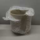 LE TAUCI 12 Inch Pots for Plants, Ceramic Large Planters for Indoor Plants, Indoor Plant Pots for Home Garden Patio Office, Planter Pots with Drainage Hole and Rubber Plug, Neutral Gray