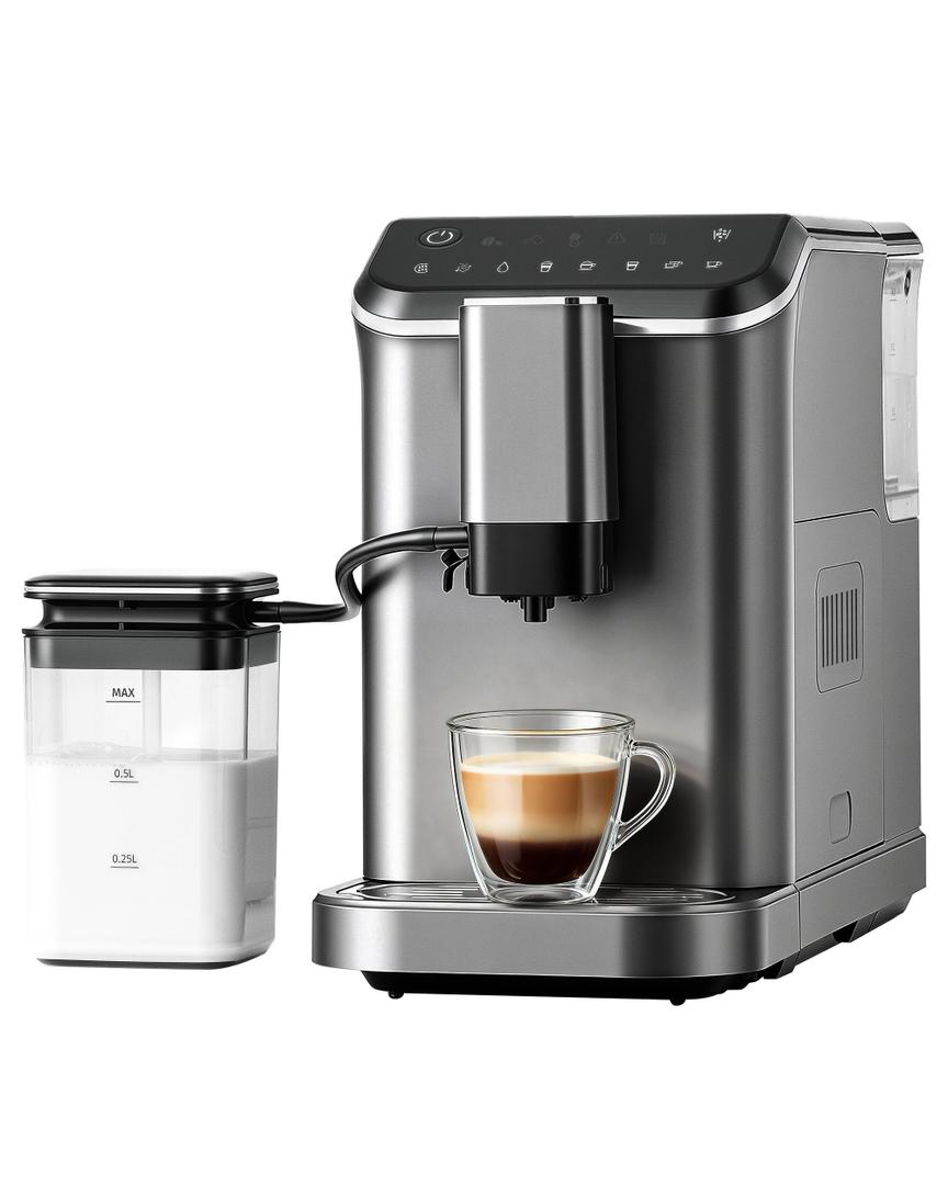 ICEVIVAL Automatic Espresso Machine with Grinder & Milk Frother 