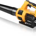 Cordless Leaf Blower Compatible with Dewalt 20V Max Battery 400CFM Electric Leaf Blower Cordless, Variable Speed, Turbo Mode, Leaf blowers Battery Powered for Lawn Care, Yard(Tool Only) (Yellow (Battery and Charger not Included))