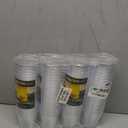 Party Essentials Deluxe/Elegance Hard Plastic Party Cup/Old Fashioned Tumbler/Cocktail Glass, 9 oz., 80 Count, Clear