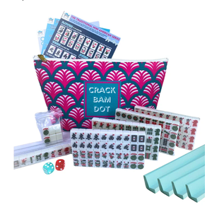 Mini American Mahjong Set for Travel and Fun | Small Size (0.8"x0.5"x0.4") | Gift or On-The-Go Game. (Special Edition)